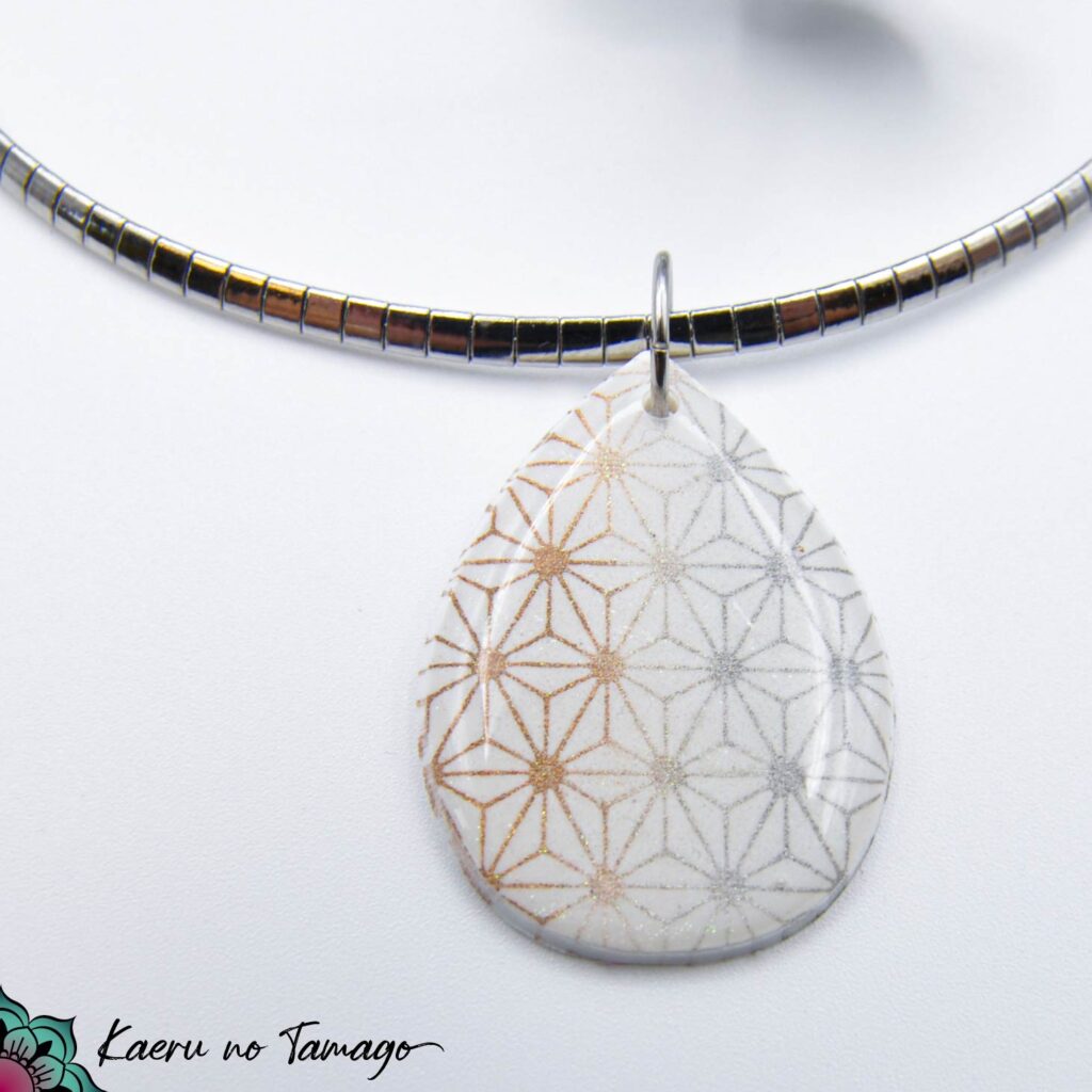 Collier jonc semi-rigide Ceylan WhiteDay !