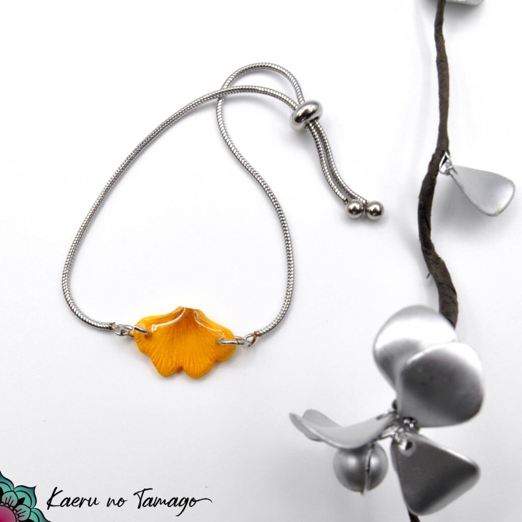 Bracelets ginkgo à la carte